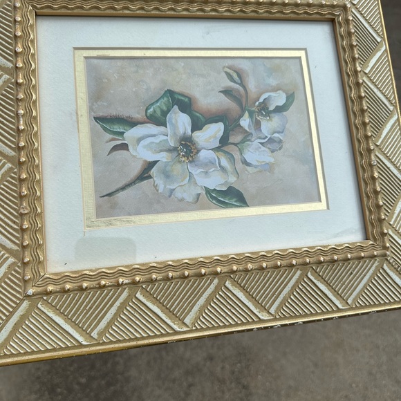 Crystal Art Gallery Framed wall picture magnolia print - Picture 9 of 10